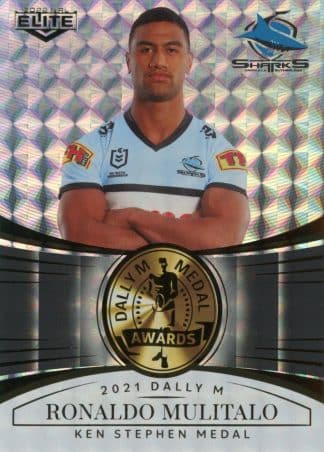 2022 NRL Elite Dally M Awards Priority - DMP18 Ronaldo Mulitalo Cronulla Sharks