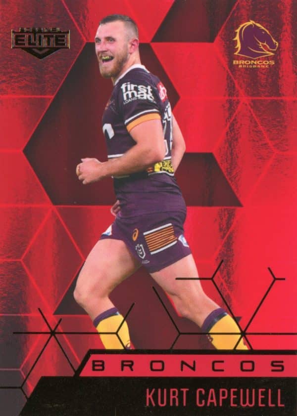 2022 NRL Elite Ruby Mojo - MR002 Kurt Capewell Brisbane Broncos