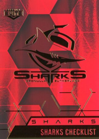 2022 NRL Elite Ruby Mojo - MR028 Cronulla Sharks Checklist