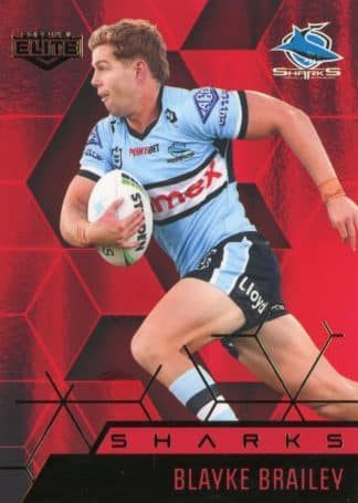 2022 NRL Elite Ruby Mojo - MR029 Blayke Brailey Cronulla Sharks