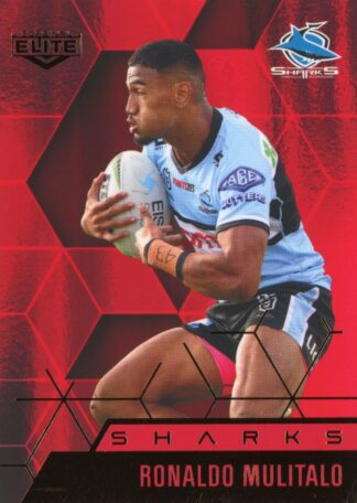 2022 NRL Elite Ruby Mojo - MR034 Ronaldo Mulitalo Cronulla Sharks