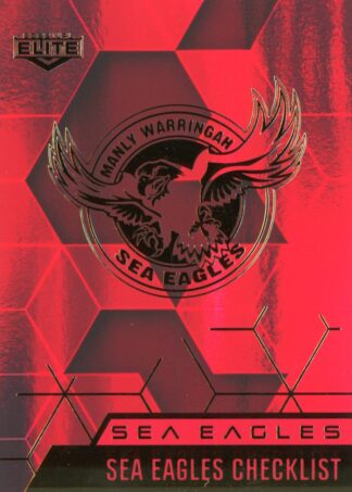 2022 NRL Elite Ruby Mojo - MR046 Manly Warringah Sea Eagles Checklist