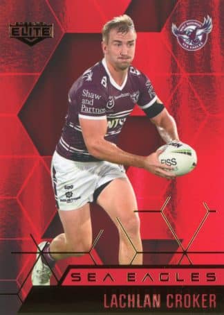 2022 NRL Elite Ruby Mojo - MR048 Lachlan Croker Manly Warringah Sea Eagles
