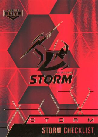 2022 NRL Elite Ruby Mojo - MR055 Melbourne Storm Checklist