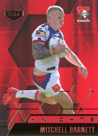 2022 NRL Elite Ruby Mojo - MR065 Mitchell Barnett Newcastle Knights