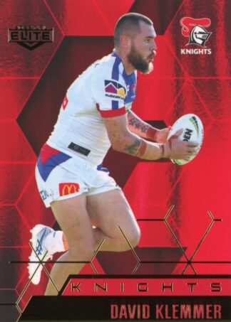 2022 NRL Elite Ruby Mojo - MR070 David Klemmer Newcastle Knights