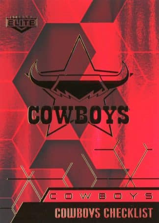 2022 NRL Elite Ruby Mojo - MR073 North Queensland Cowboys Checklist