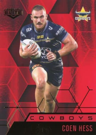 2022 NRL Elite Ruby Mojo - MR076 Coen Hess North Queensland Cowboys