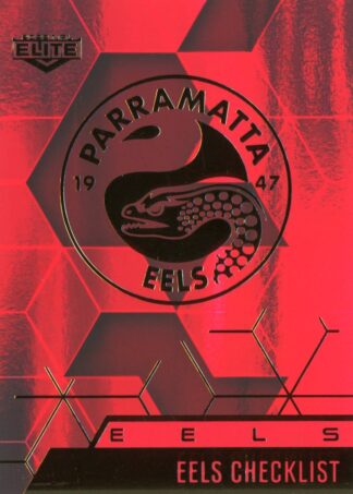 2022 NRL Elite Ruby Mojo - MR082 Parramatta Eels Checklist