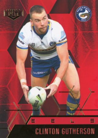 2022 NRL Elite Ruby Mojo - MR085 Clinton Gutherson Parramatta Eels