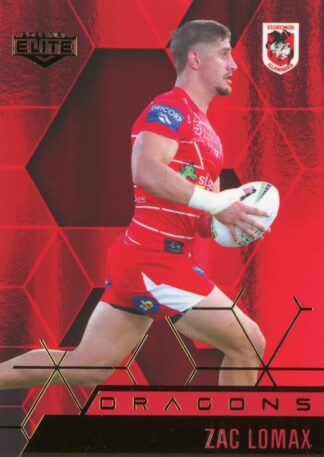 2022 NRL Elite Ruby Mojo - MR113 Zac Lomax St George Illawarra Dragons