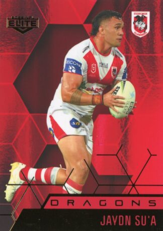 2022 NRL Elite Ruby Mojo - MR117 Jaydn Su'a St George Illawarra Dragons