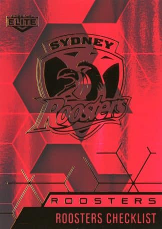 2022 NRL Elite Ruby Mojo - MR118 Sydney Roosters Checklist