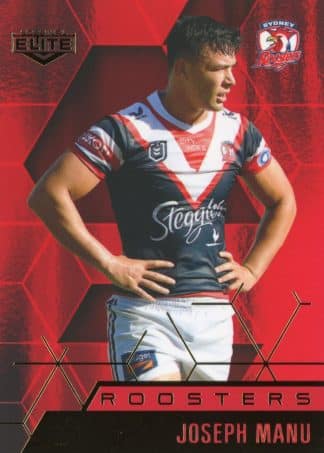 2022 NRL Elite Ruby Mojo - MR120 Joseph Manu Sydney Roosters