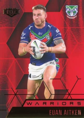 2022 NRL Elite Ruby Mojo - MR128 Euan Aitken Warriors