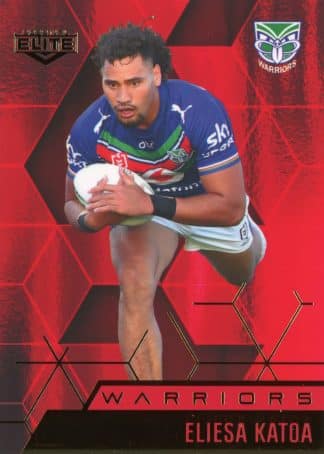 2022 NRL Elite Ruby Mojo - MR133 Eliesa Katoa Warriors