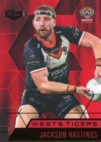2022 NRL Elite Ruby Mojo - MR139 Jackson Hastings Wests Tigers