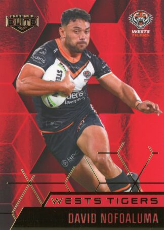 2022 NRL Elite Ruby Mojo - MR141 David Nofoaluma Wests Tigers