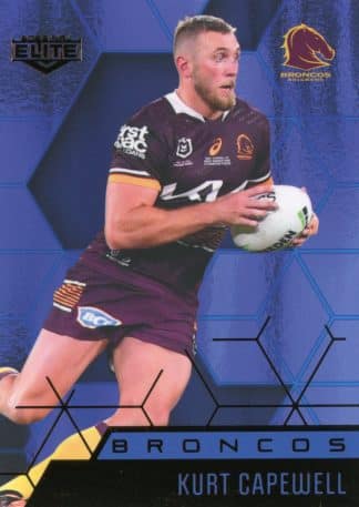 2022 NRL Elite Sapphire Mojo - MS002 Kurt Capewell Brisbane Broncos