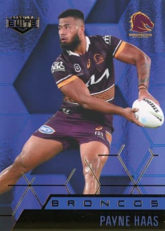2022 NRL Elite Sapphire Mojo - MS006 Payne Haas Brisbane Broncos
