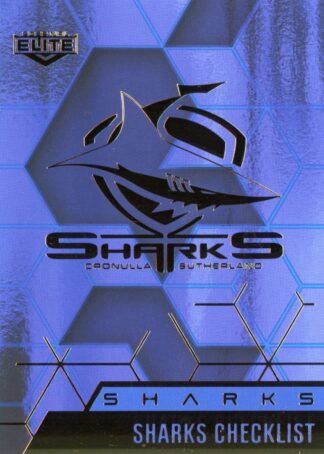 2022 NRL Elite Sapphire Mojo - MS028 Cronulla Sharks Checklist