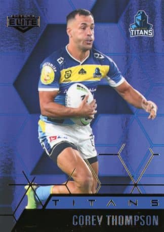 2022 NRL Elite Sapphire Mojo - MS045 Corey Thompson Gold Coast Titans
