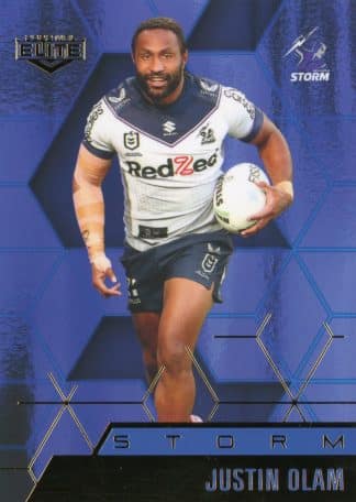 2022 NRL Elite Sapphire Mojo - MS062 Justin Olam Melbourne Storm