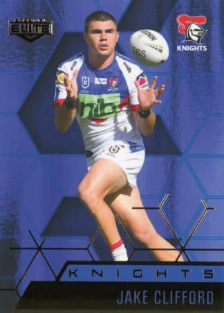 2022 NRL Elite Sapphire Mojo - MS067 Jake Clifford Newcastle Knights