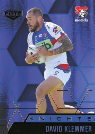 2022 NRL Elite Sapphire Mojo - MS070 David Klemmer Newcastle Knights