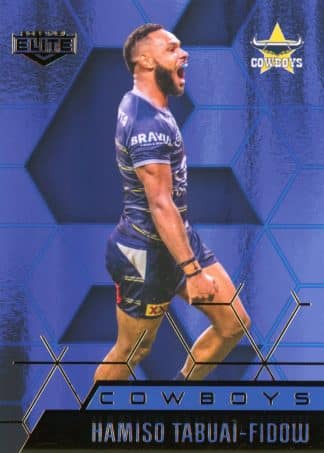 2022 NRL Elite Sapphire Mojo - MS079 Hamiso Tabuai-Fidow North Queensland Cowboys