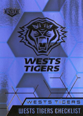 2022 NRL Elite Sapphire Mojo - MS136 Wests Tigers Checklist