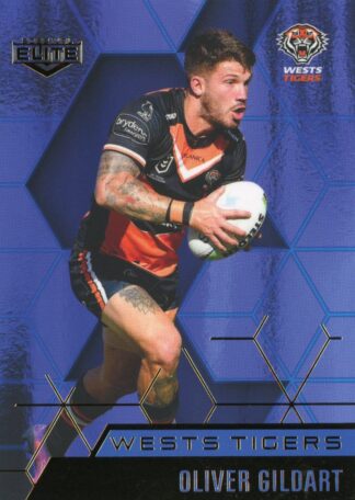 2022 NRL Elite Sapphire Mojo - MS138 Oliver Gildart Wests Tigers