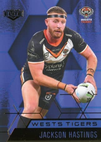 2022 NRL Elite Sapphire Mojo - MS139 Jackson Hastings Wests Tigers