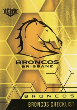 2022 NRL Elite Women Yellow Diamond Mojo - MWY01 Brisbane Broncos Checklist