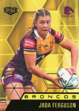 2022 NRL Elite Women Yellow Diamond Mojo - MWY07 Jada Ferguson Brisbane Broncos