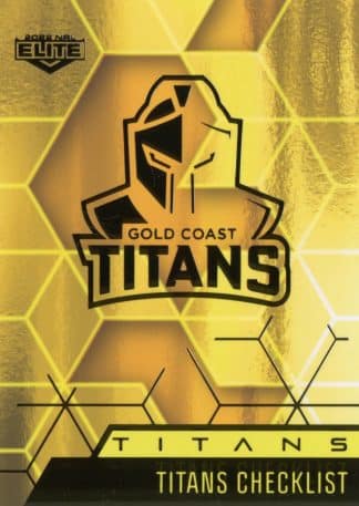 2022 NRL Elite Women Yellow Diamond Mojo - MWY10 Gold Coast Titans Checklist