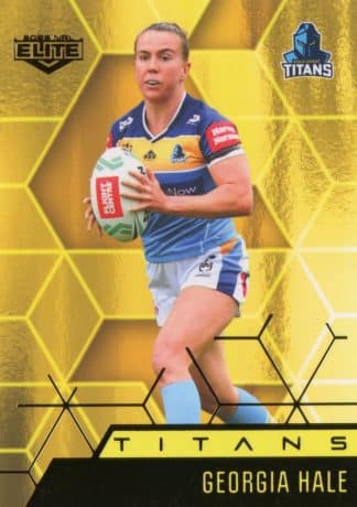 2022 NRL Elite Women Yellow Diamond Mojo - MWY17 Georgia Hale Gold Coast Titans