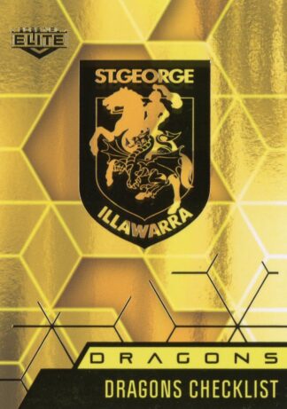 2022 NRL Elite Women Yellow Diamond Mojo - MWY37 St George Dragons Checklist