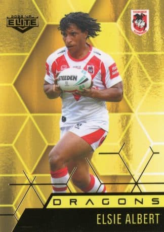 2022 NRL Elite Women Yellow Diamond Mojo - MWY38 Elsie Albert St George Dragons