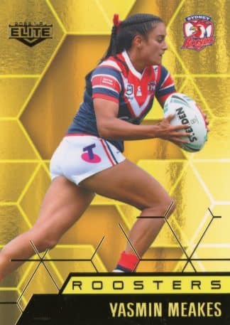 2022 NRL Elite Women Yellow Diamond Mojo - MWY50 Yasmin Meakes Sydney Roosters