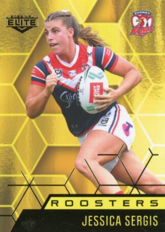 2022 NRL Elite Women Yellow Diamond Mojo - MWY52 Jessica Sergis Sydney Roosters