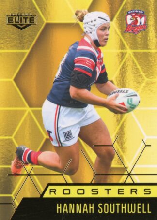 2022 NRL Elite Women Yellow Diamond Mojo - MWY53 Hannah Southwell Sydney Roosters
