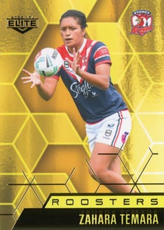 2022 NRL Elite Women Yellow Diamond Mojo - MWY54 Zahara Temara Sydney Roosters