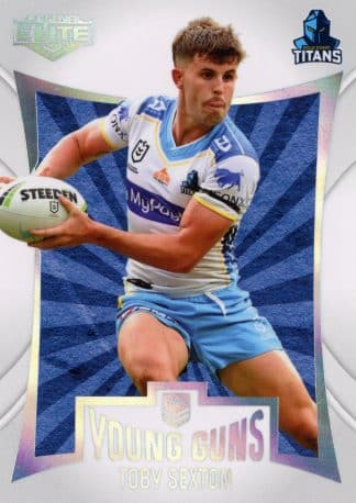 2022 NRL Elite Young Guns - YG10 Toby Sexton Gold Coast Titans