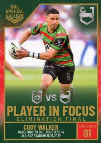 2022 NRL Player In Focus - Finals IFF04 Cody Walker South Sydney Rabbitohs