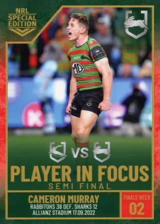 2022 NRL Player In Focus - Finals IFF06 Cameron Murray South Sydney Rabbitohs