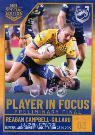 2022 NRL Player In Focus - Finals IFF07 Reagan Campbell-Gillard Parramatta Eels