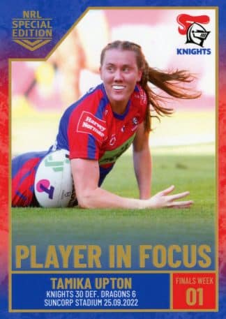 2022 NRL Player In Focus - WIF06 Tamika Upton Newcastle Knights