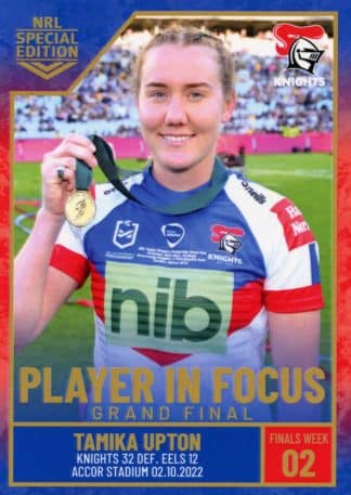 2022 NRL Player In Focus - WIF07 Tamika Upton Newcastle Knights
