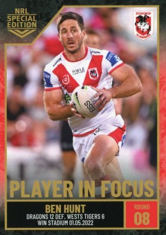 2022 NRL Player In Focus - IF08 Ben Hunt St George Dragons